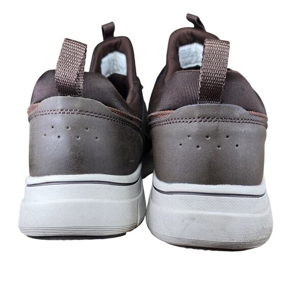 Skechers Men Delson 3.0 - Cicada Dark Brown slip on Hands Free Walking Shoe 10 M main image 4